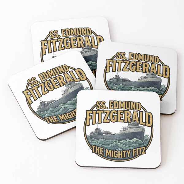 Item preview, mighty fitz lake freighter memorial designed and sold by ArtDesignTp.