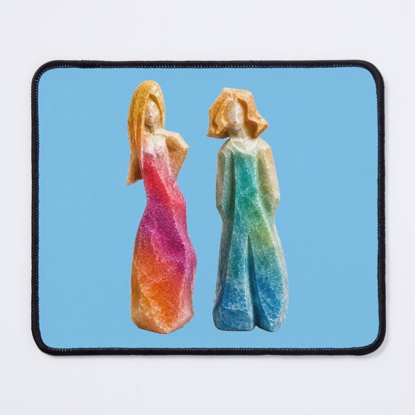 Item preview, Abstract Crystalline Faceted Women Sculptures designed and sold by puzzell.