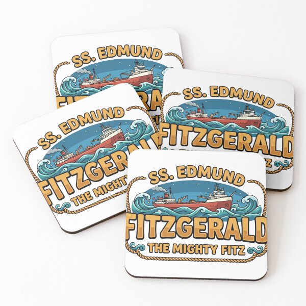 Item preview, mighty fitz lake superior nautical heritage tribute designed and sold by ArtDesignTp.