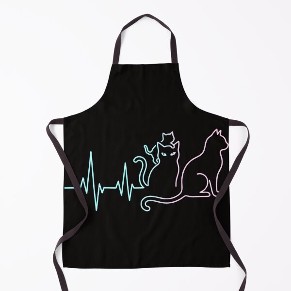 Item preview, Cute Heartbeat Cat Lover Minimalist Feline Essential T-Shirt designed and sold by Maravillio.