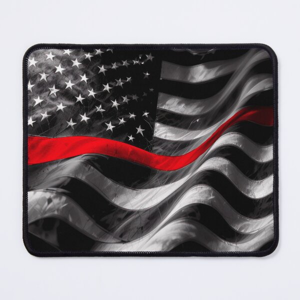 Item preview, Thin Red Line American Flag Firefighter Support Fire Rescue Design designed and sold by artistwill.