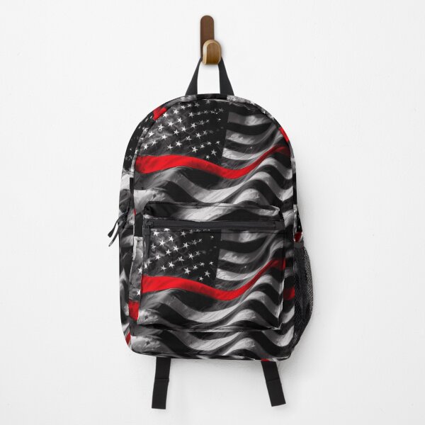 Item preview, Thin Red Line American Flag Firefighter Support Fire Rescue Design designed and sold by artistwill.