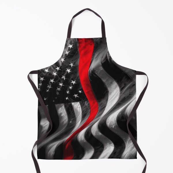 Item preview, Thin Red Line American Flag Firefighter Support Fire Rescue Design designed and sold by artistwill.