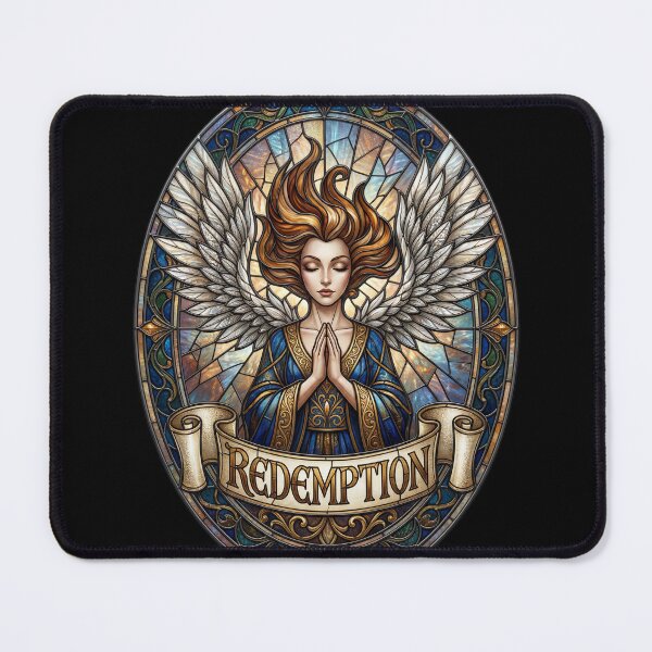 Item preview, Redemption Angel Stained Glass designed and sold by RedemptionTees.