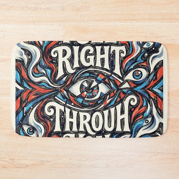 Item preview, I See Right Through You Vintage Trippy Eyes Art designed and sold by Hen-C-Art.