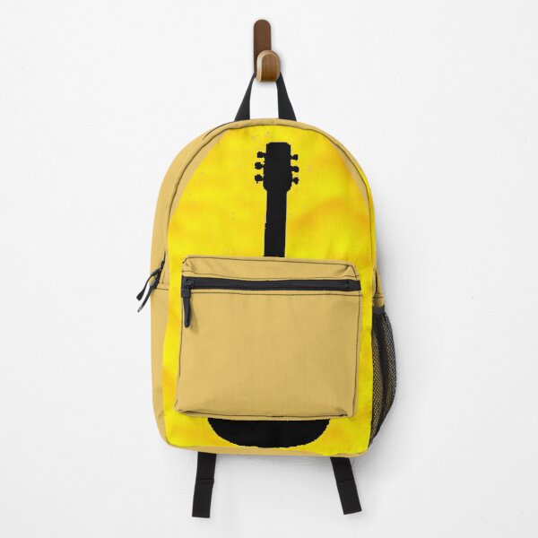 Item preview, Yellow Guitar Pick Acoustic Silhouette designed and sold by AstronautMerch.