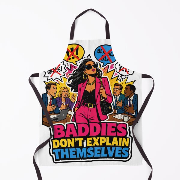 Item preview, Unapologetic confidence humor for strong women designed and sold by Squiggle Happy.