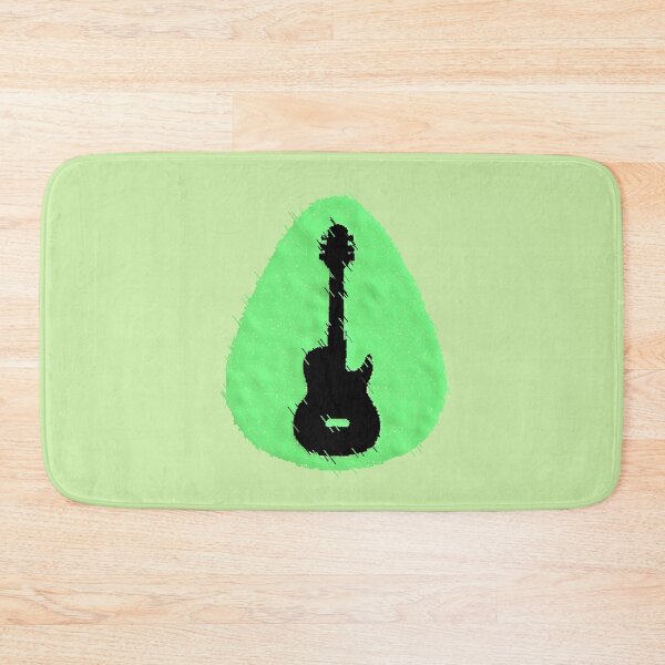 Item preview, Neon Green Glitch Electric Guitar Pick designed and sold by AstronautMerch.