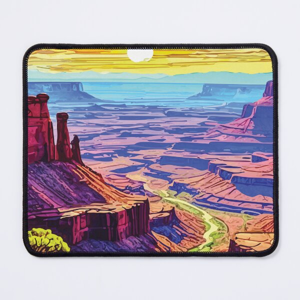 Item preview, Canyonlands National Park Mosaic Landscape Art Print designed and sold by designmari.