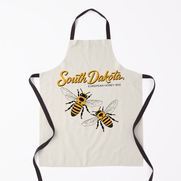 Item preview, South Dakota European Honey Bee Vintage State Insect Poster designed and sold by The-Drip-Studio.