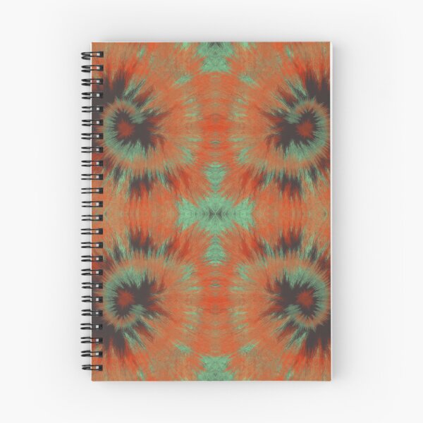 Item preview, Orange and green tie dye pattern designed and sold by SweetLilith.