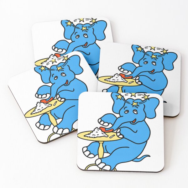 Item preview, Dizzy Elephant Snack Time designed and sold by melfeder.