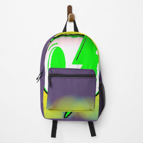 Item preview, Spooky Kawaii Neon Green Lightning Skull designed and sold by AstronautMerch.