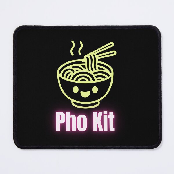 Item preview, Neon Cute Pho Noodle Bowl Kawaii Vietnamese Soup Design designed and sold by luckyhue.