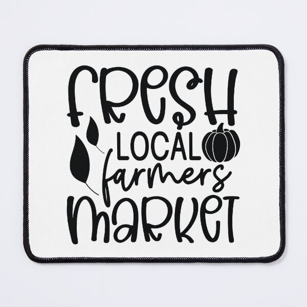 Item preview, Fresh Local Farmers Market - Cute Autumn Season Leaves Orange Pumpkin Cozy Harvest Gift designed and sold by FuzionRaptor.