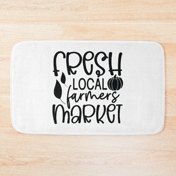 Item preview, Fresh Local Farmers Market - Cute Autumn Season Leaves Orange Pumpkin Cozy Harvest Gift designed and sold by FuzionRaptor.