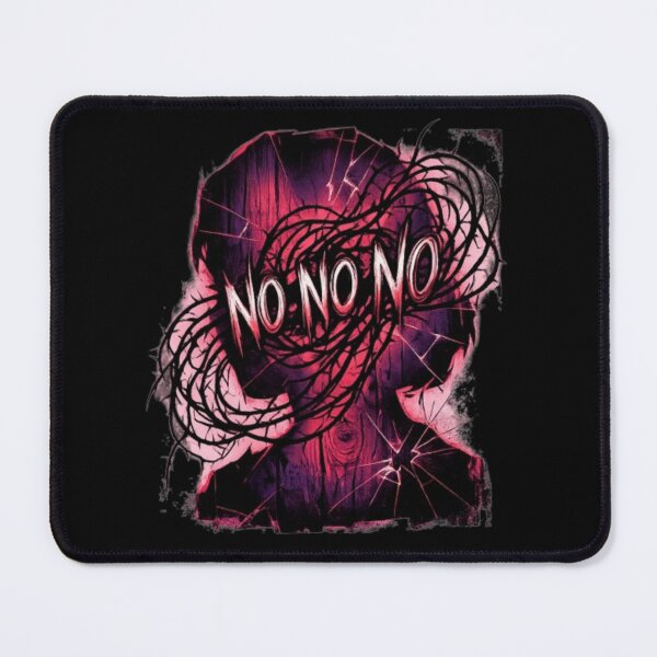 Item preview, NO NO NO: Manic Typography & Broken Silhouette Art designed and sold by krish-prints.