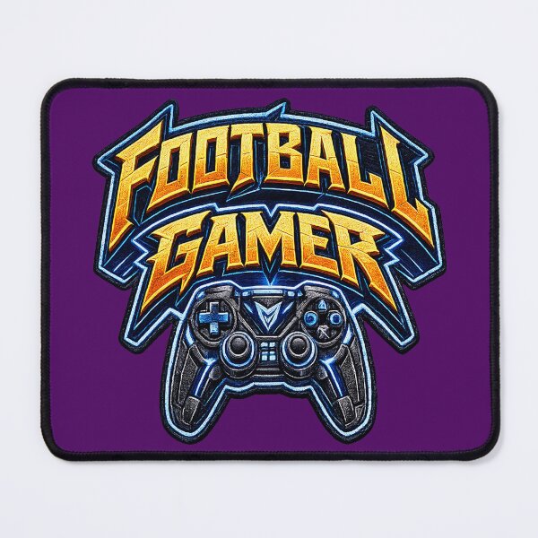 Item preview, ⚡GAMER FOOTBALL GEEK NERD RETRO PRINT designed and sold by Atelier RLGS.