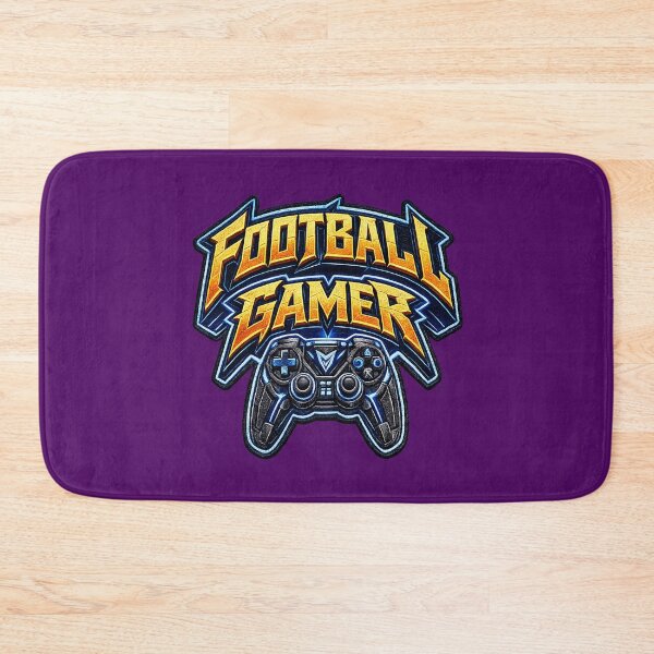 Item preview, ⚡GAMER FOOTBALL GEEK NERD RETRO PRINT designed and sold by Atelier RLGS.
