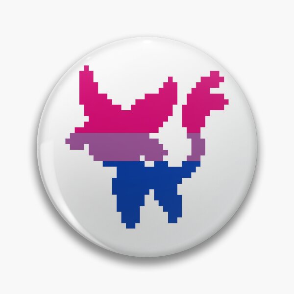 Item preview, Bisexual Flag Espeon w/o outline designed and sold by CrafterWithAHeart.