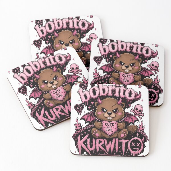 Artikelvorschau, Bobrito Kurwito – Süßes Lächeln, finstere Pläne entworfen und verkauft von Dusk & Dawn Apparel.