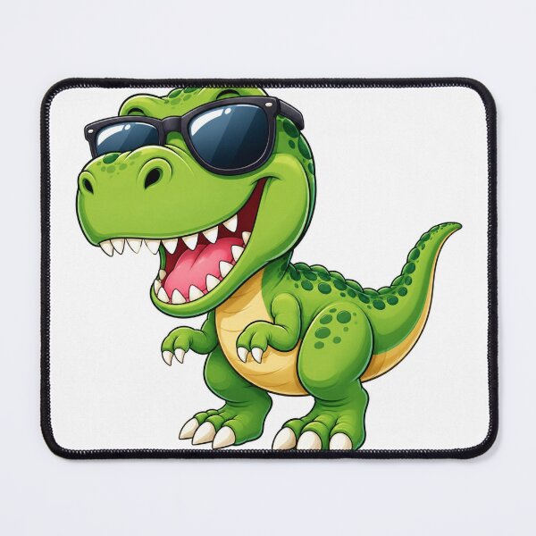 Item preview, Cool T-Rex Dinosaur Wearing Sunglasses Funny Kids T-Shirt designed and sold by SunnyDesign82.