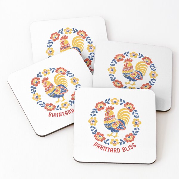 Item preview, Barnyard Bliss Folk Art Rooster Country Life designed and sold by AntiqueImages.