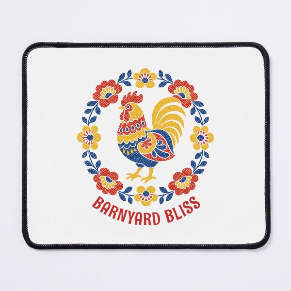 Item preview, Barnyard Bliss Folk Art Rooster Country Life designed and sold by AntiqueImages.