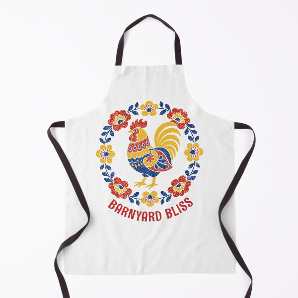 Item preview, Barnyard Bliss Folk Art Rooster Country Life designed and sold by AntiqueImages.