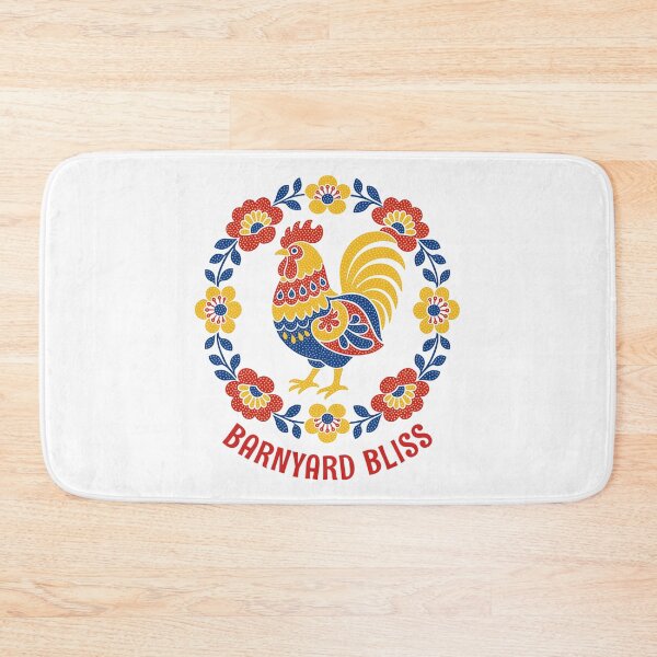 Item preview, Barnyard Bliss Folk Art Rooster Country Life designed and sold by AntiqueImages.