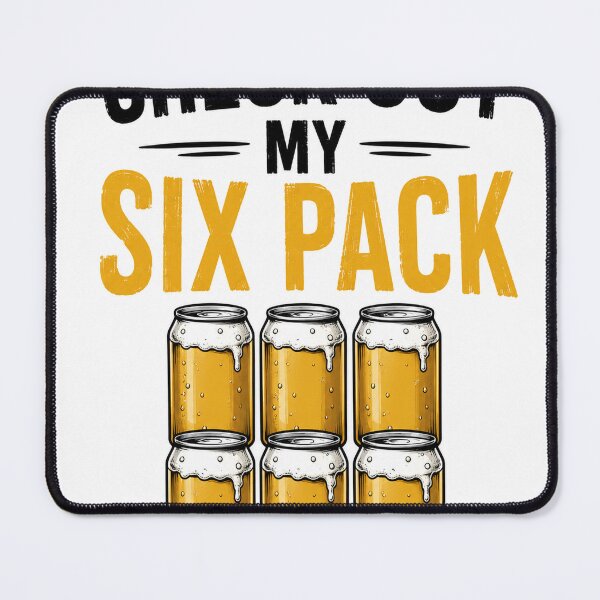 Item preview, Check Out My Six Pack – Beer Humor Edition designed and sold by Pecata.