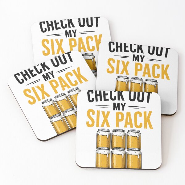 Item preview, Check Out My Six Pack – Beer Humor Edition designed and sold by Pecata.
