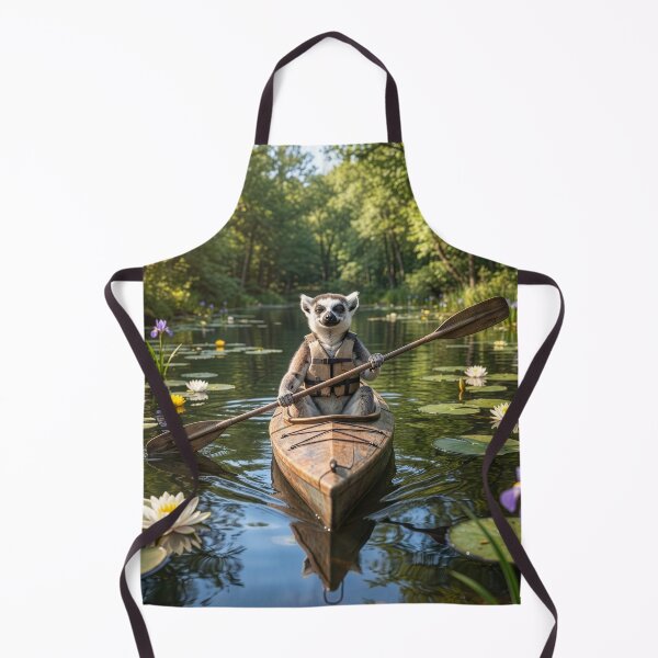 Item preview, Ring Tailed Lemur Kayaks a Minnesota Lake designed and sold by Tridentulus.