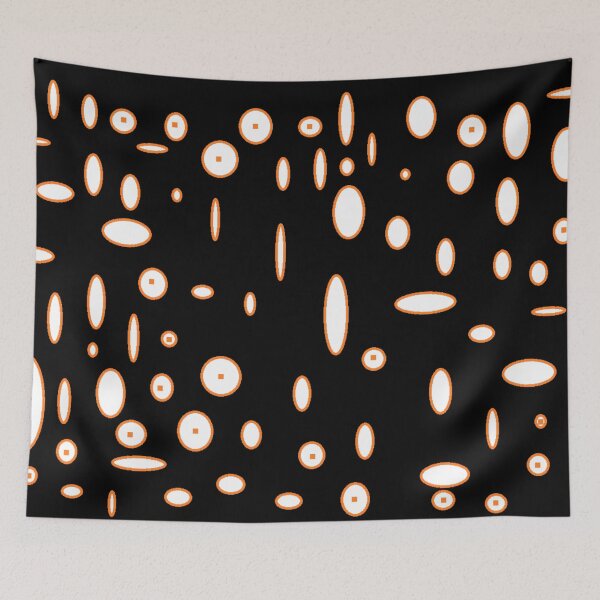 Item preview, orange circles design pattern designed and sold by Omar-ArtAttack.