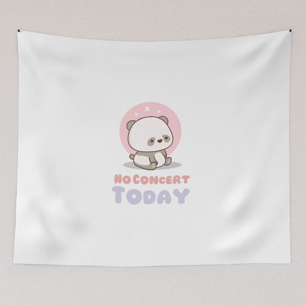 Item preview, No Concert Today Cute Panda Introvert Music Lover Design designed and sold by luckyhue.
