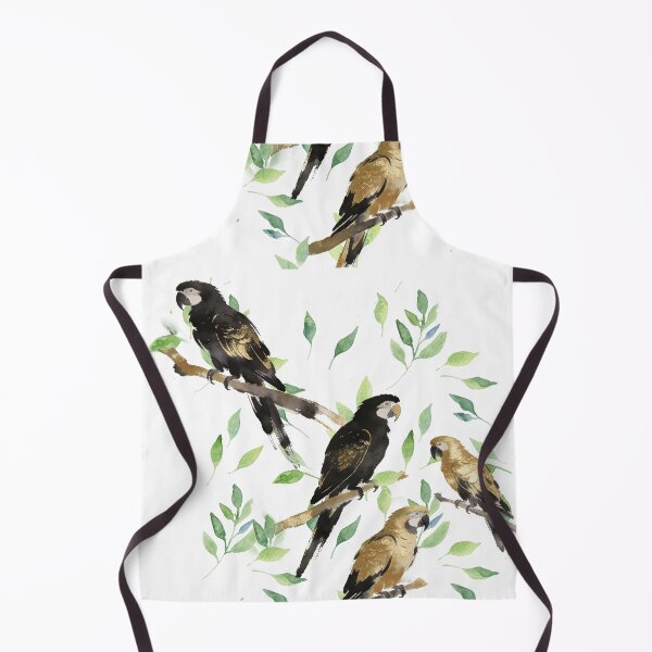 Item preview, Watercolor Vintage Macaws on Tree Branches designed and sold by wissal.studio.