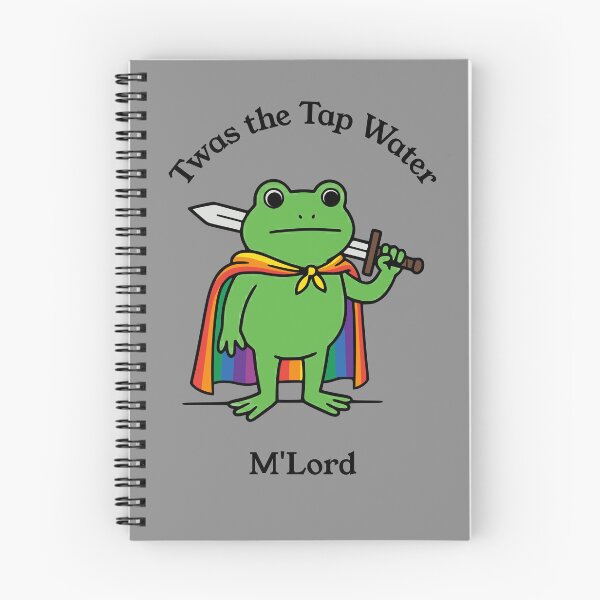 Item preview, Twas The Tap Water M'Lord Frog Meme designed and sold by d247.