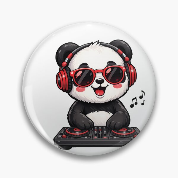 Item preview, Cute Panda DJ Music Mixer designed and sold by myJPEG.