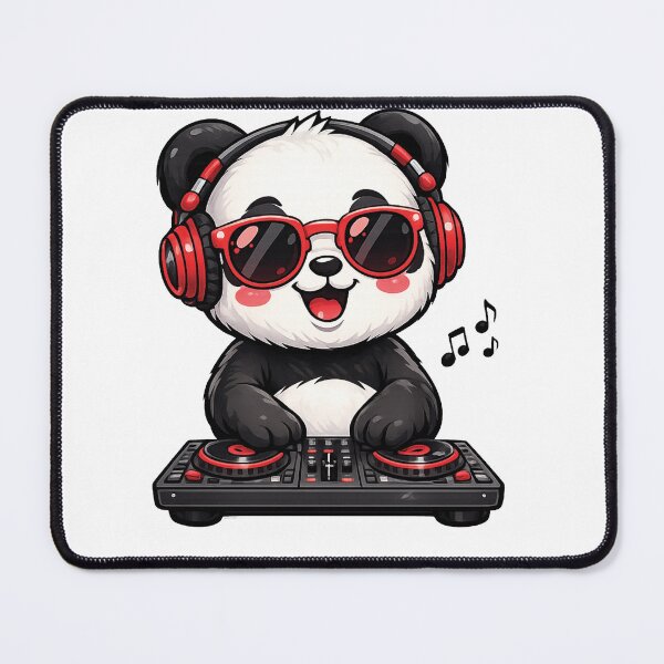 Item preview, Cute Panda DJ Music Mixer designed and sold by myJPEG.