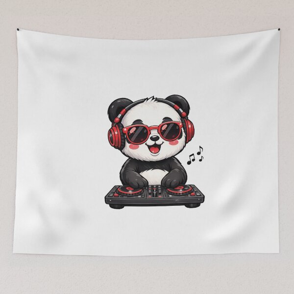 Item preview, Cute Panda DJ Music Mixer designed and sold by myJPEG.
