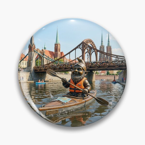 Item preview, Thinking of Wroclaw - Gnome Kayaking designed and sold by Purrfecta.