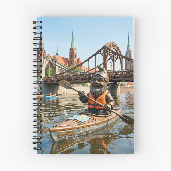 Item preview, Thinking of Wroclaw - Gnome Kayaking designed and sold by Purrfecta.