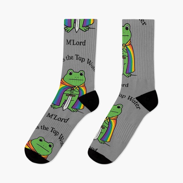 Item preview, Twas the Tap Water M'Lord Funny Frog Meme designed and sold by d247.
