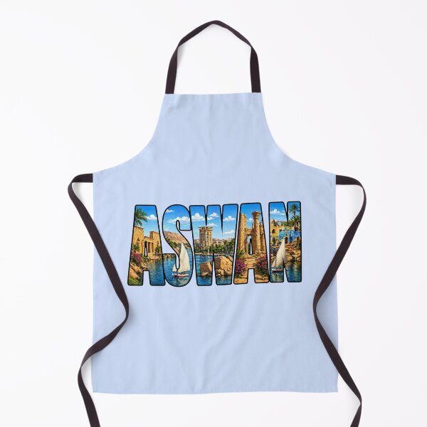 Item preview, Aswan Landscape Typography - Egypt designed and sold by Myra365Art.