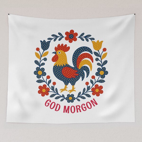 Item preview, Scandinavian Folk Art Rooster God Morgon designed and sold by AntiqueImages.