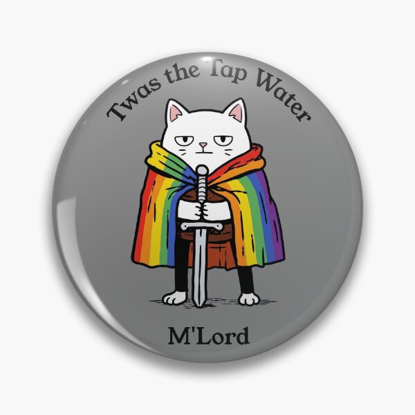 Item preview, Twas the Tap Water M'Lord Cat Rainbow Sword designed and sold by d247.