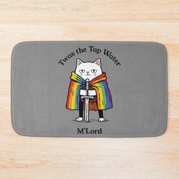 Item preview, Twas the Tap Water M'Lord Cat Rainbow Sword designed and sold by d247.