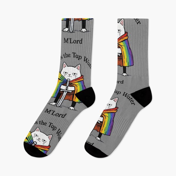 Item preview, Twas the Tap Water M'Lord Cat Rainbow Sword designed and sold by d247.