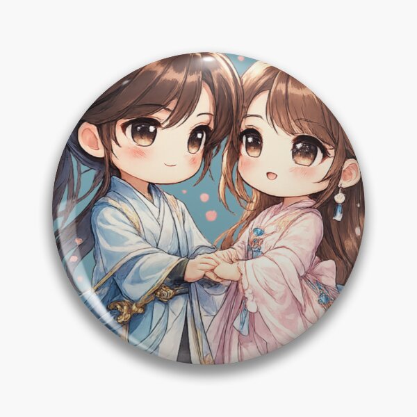 Item preview, Cute Chibi Xianxia Anime Couple - Sweet Cultivator Love designed and sold by Redark01.