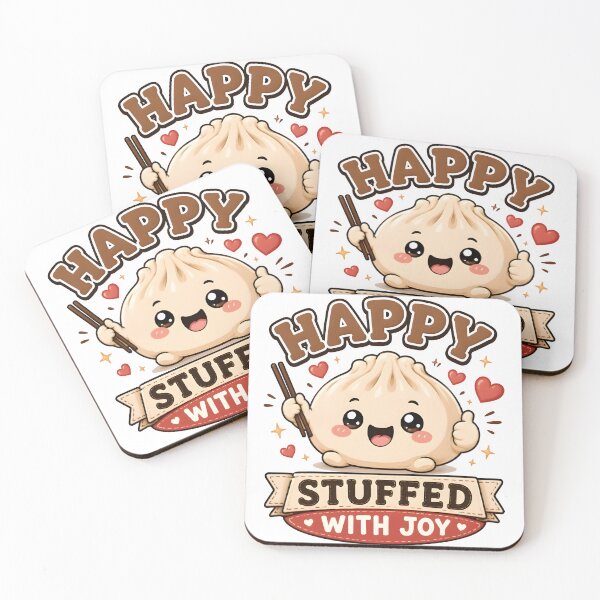 Item preview, Happy Dumpling - Stuffed With Joy Cute Kawaii Food designed and sold by Snackwear Apparel.